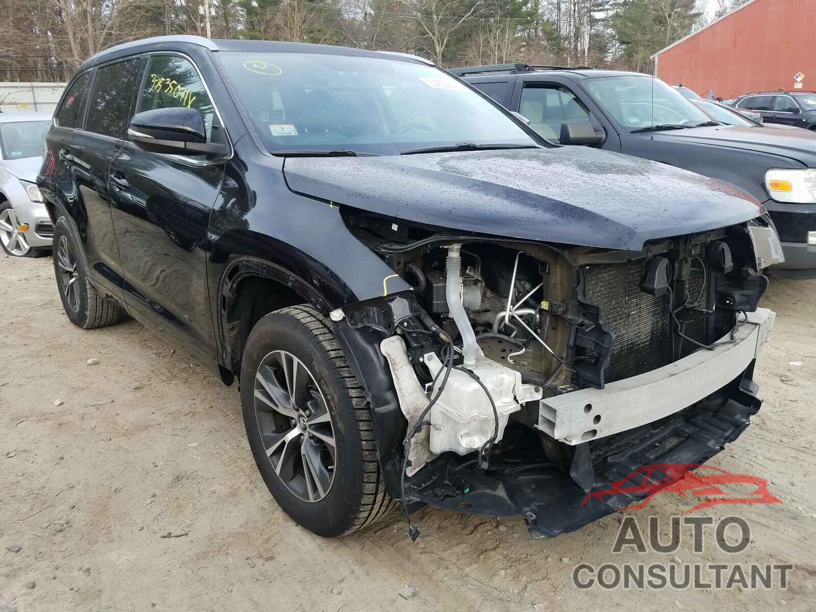 TOYOTA HIGHLANDER 2016 - 5TDJKRFH2GS239489