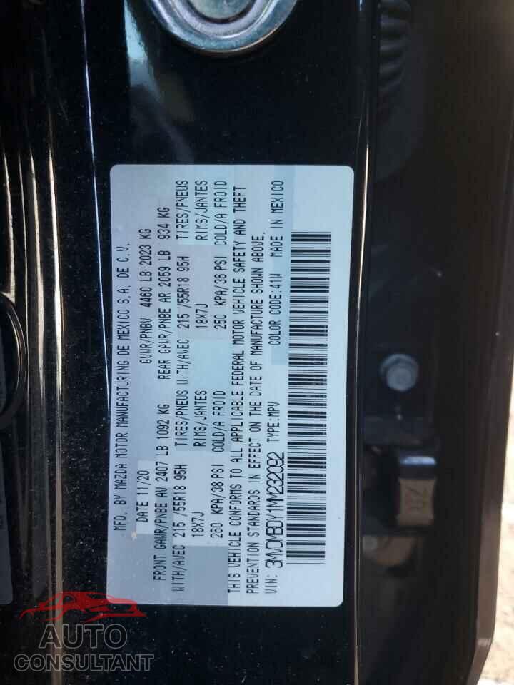 MAZDA CX30 2021 - 3MVDMBDY1MM232092