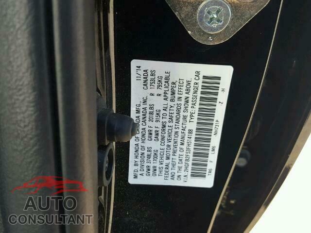 HONDA CIVIC LX 2015 - 2HGFB2F53FH514188