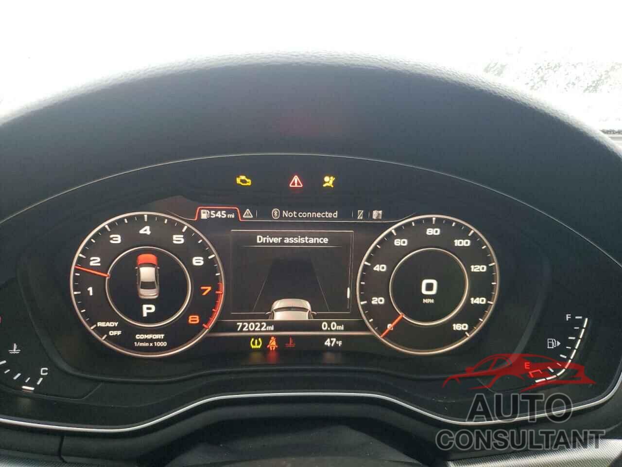 AUDI A4 2018 - WAUDNAF43JA214525
