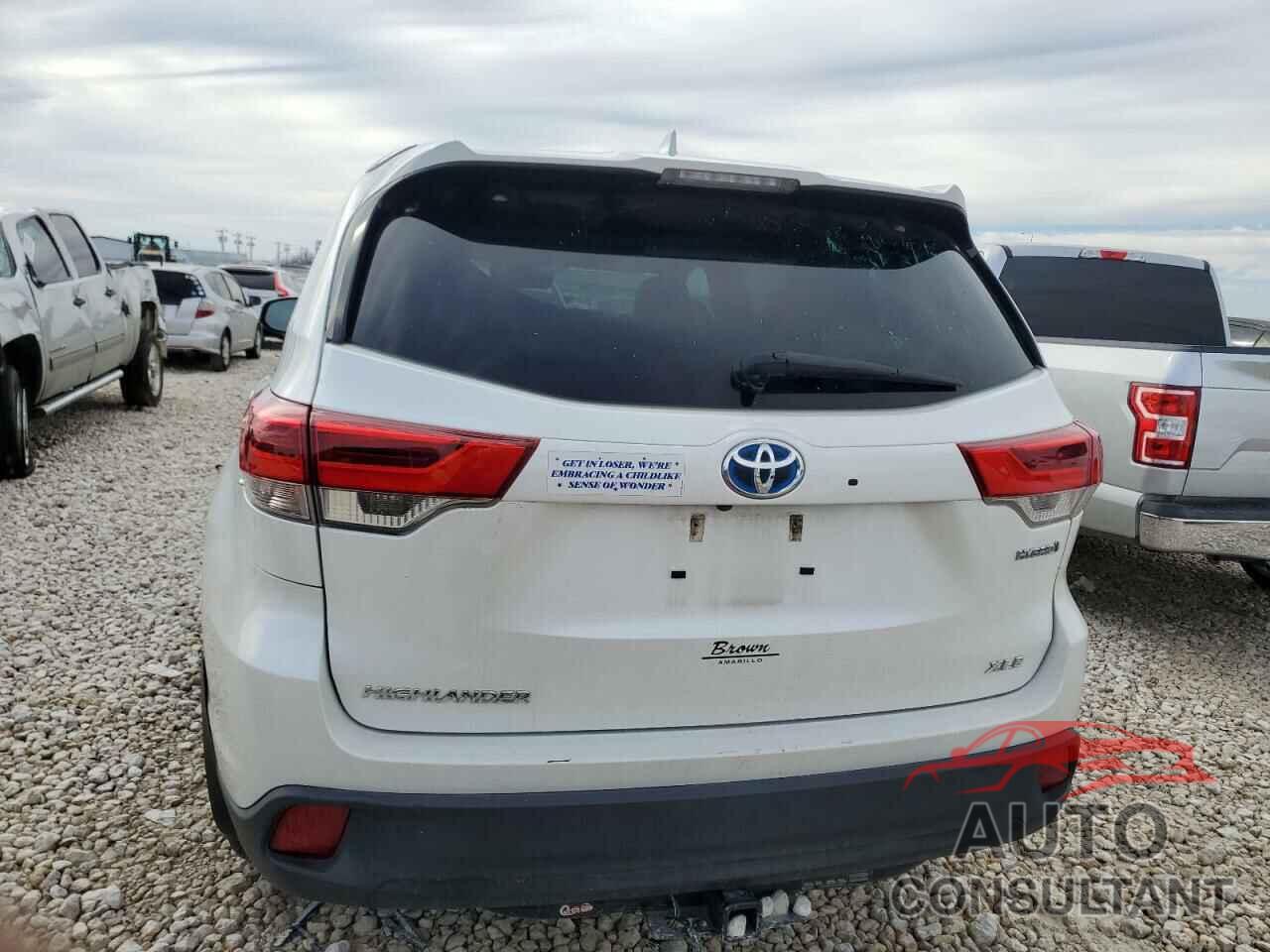 TOYOTA HIGHLANDER 2017 - 5TDJGRFH1HS029940