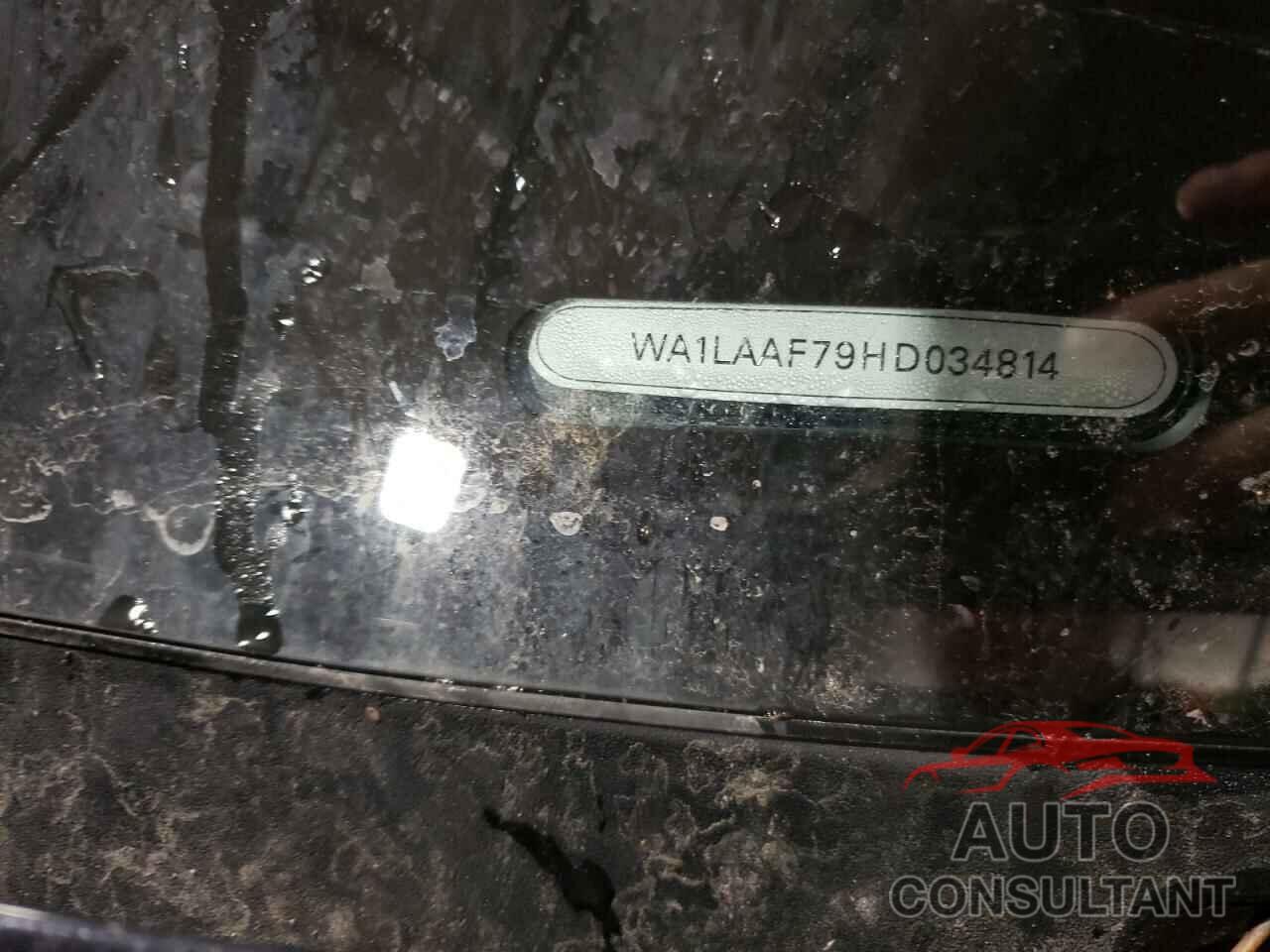 AUDI Q7 2017 - WA1LAAF79HD034814