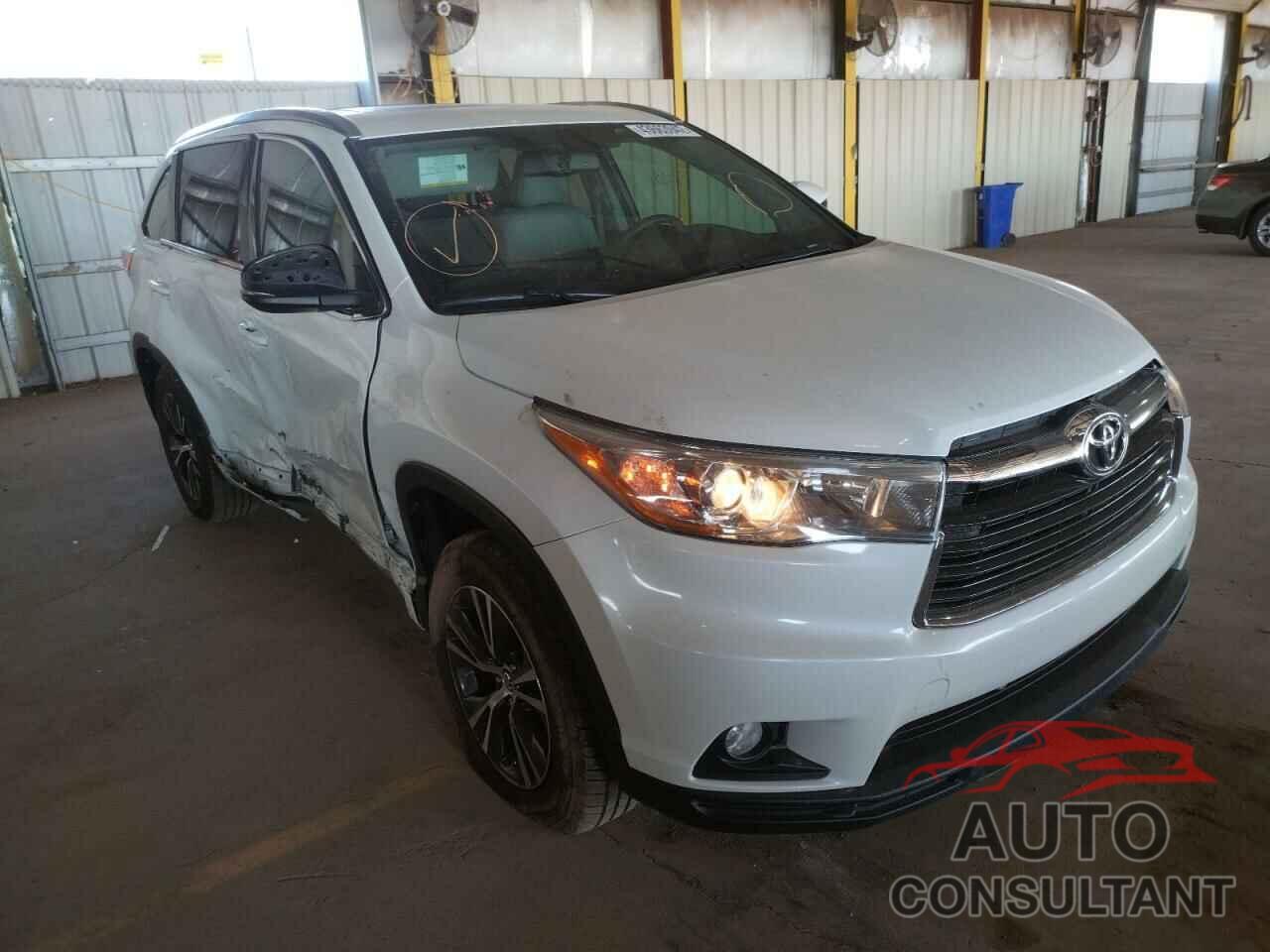 TOYOTA HIGHLANDER 2016 - 5TDKKRFH3GS179906