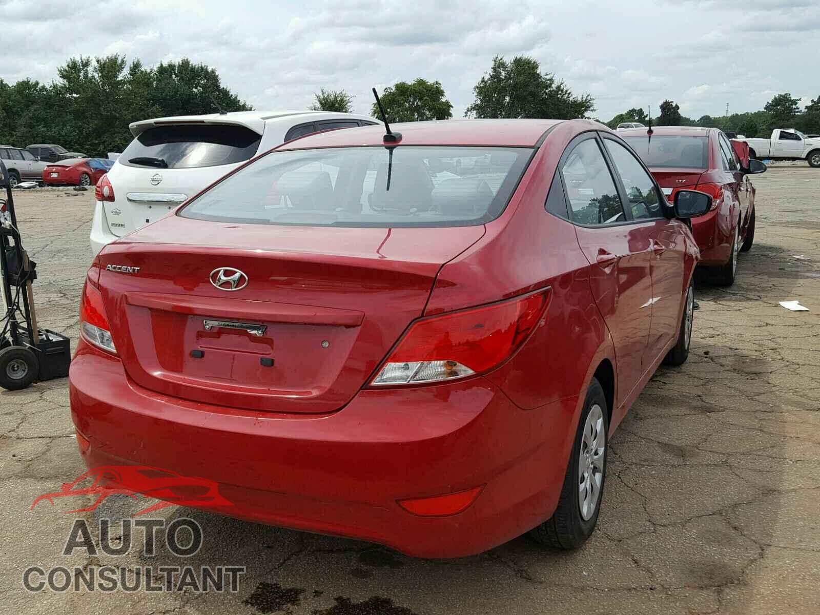 HYUNDAI ACCENT 2016 - KMHCT4AE0GU118733