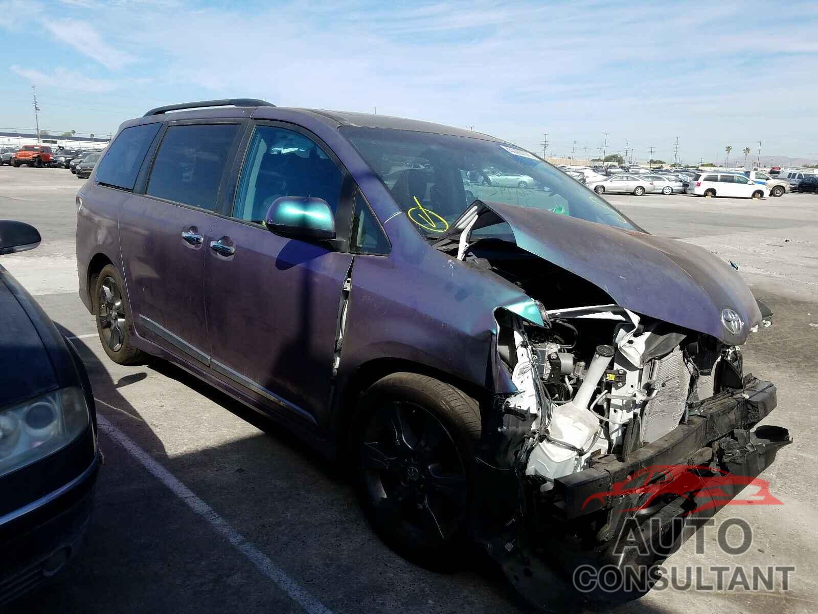 TOYOTA SIENNA 2017 - 5TDXZ3DC9HS860269