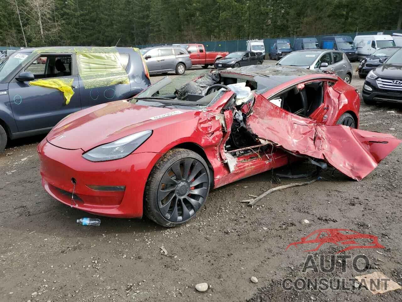 TESLA MODEL 3 2022 - 5YJ3E1EC8NF263577