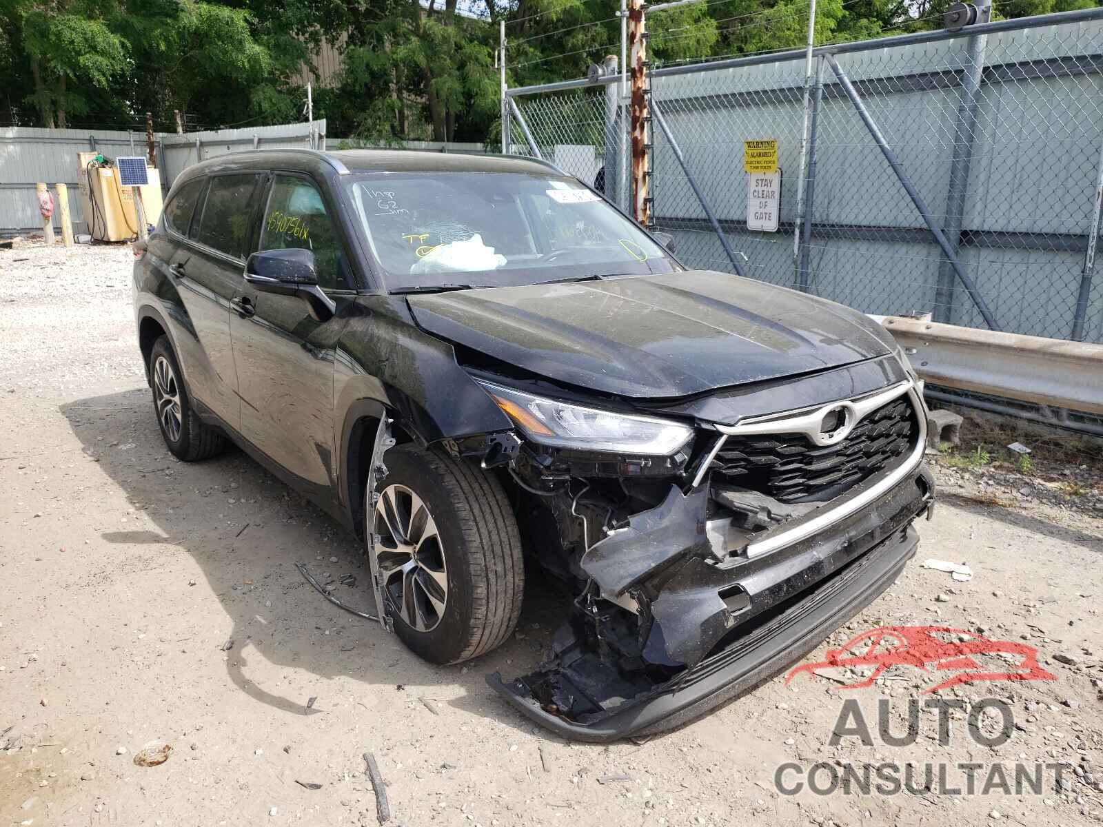 TOYOTA HIGHLANDER 2020 - 5TDGZRAH8LS502303