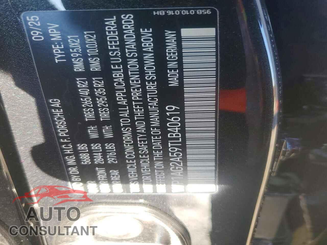 PORSCHE MACAN 2026 - WP1AG2A59TLB40619