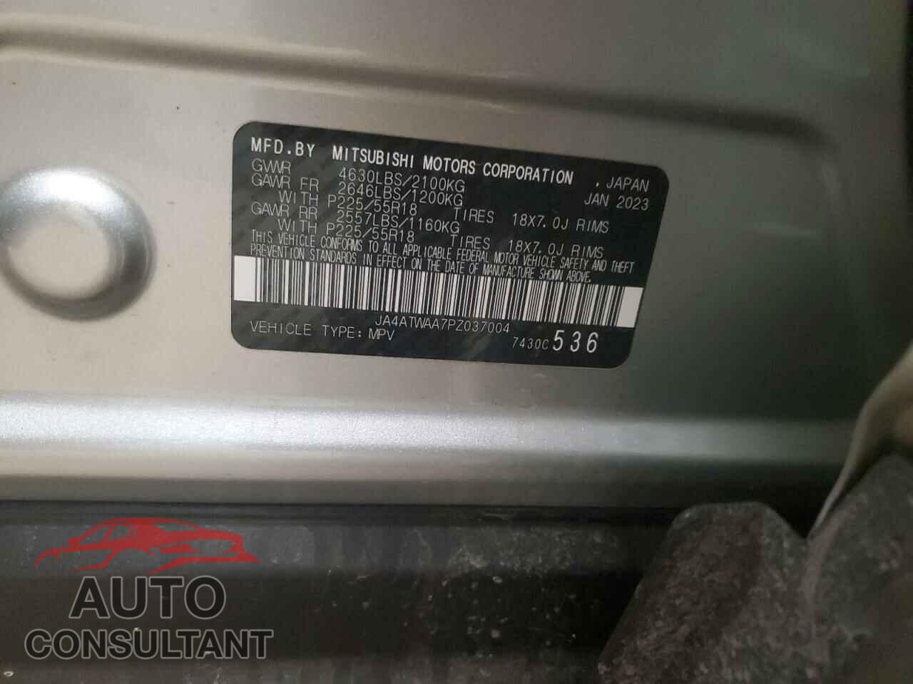 MITSUBISHI ECLIPSE 2023 - JA4ATWAA7PZ037004