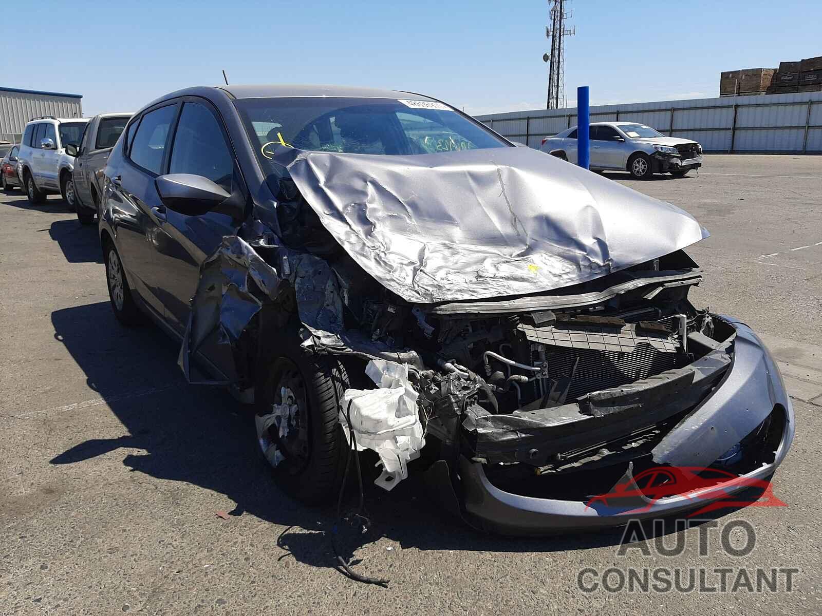 HYUNDAI ACCENT 2016 - KMHCT5AE3GU243053