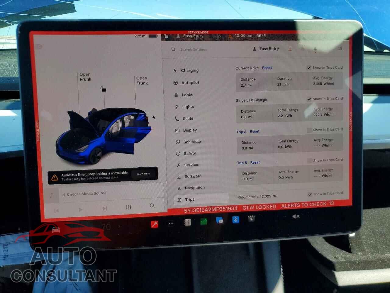 TESLA MODEL 3 2021 - 5YJ3E1EA2MF051934
