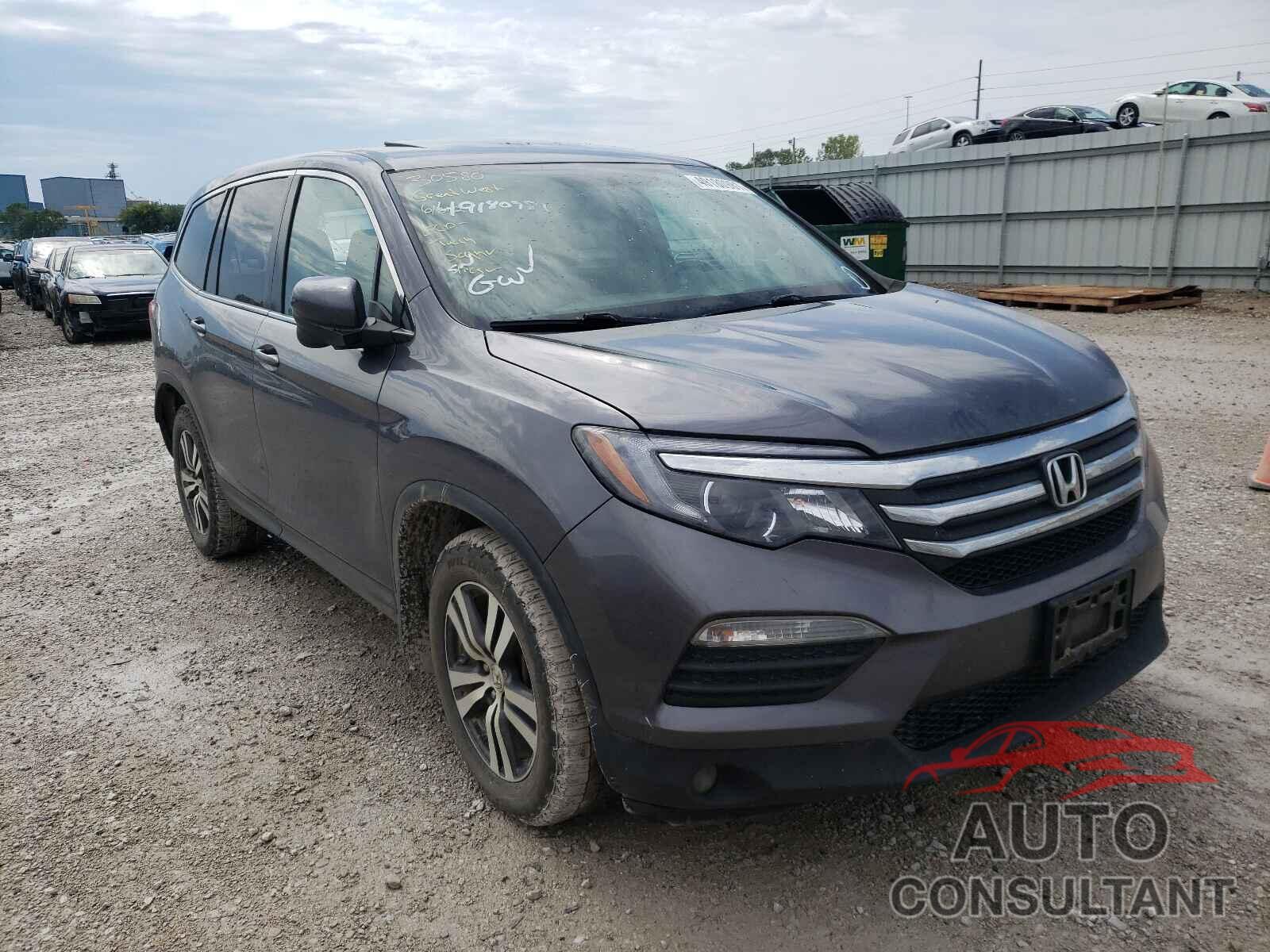 HONDA PILOT 2016 - 5FNYF6H50GB041017