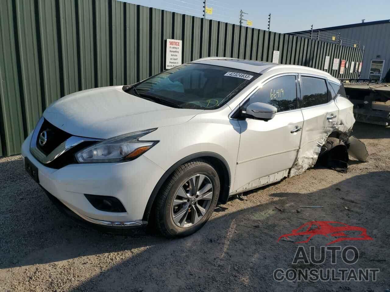 NISSAN MURANO 2015 - 5N1AZ2MG8FN247044