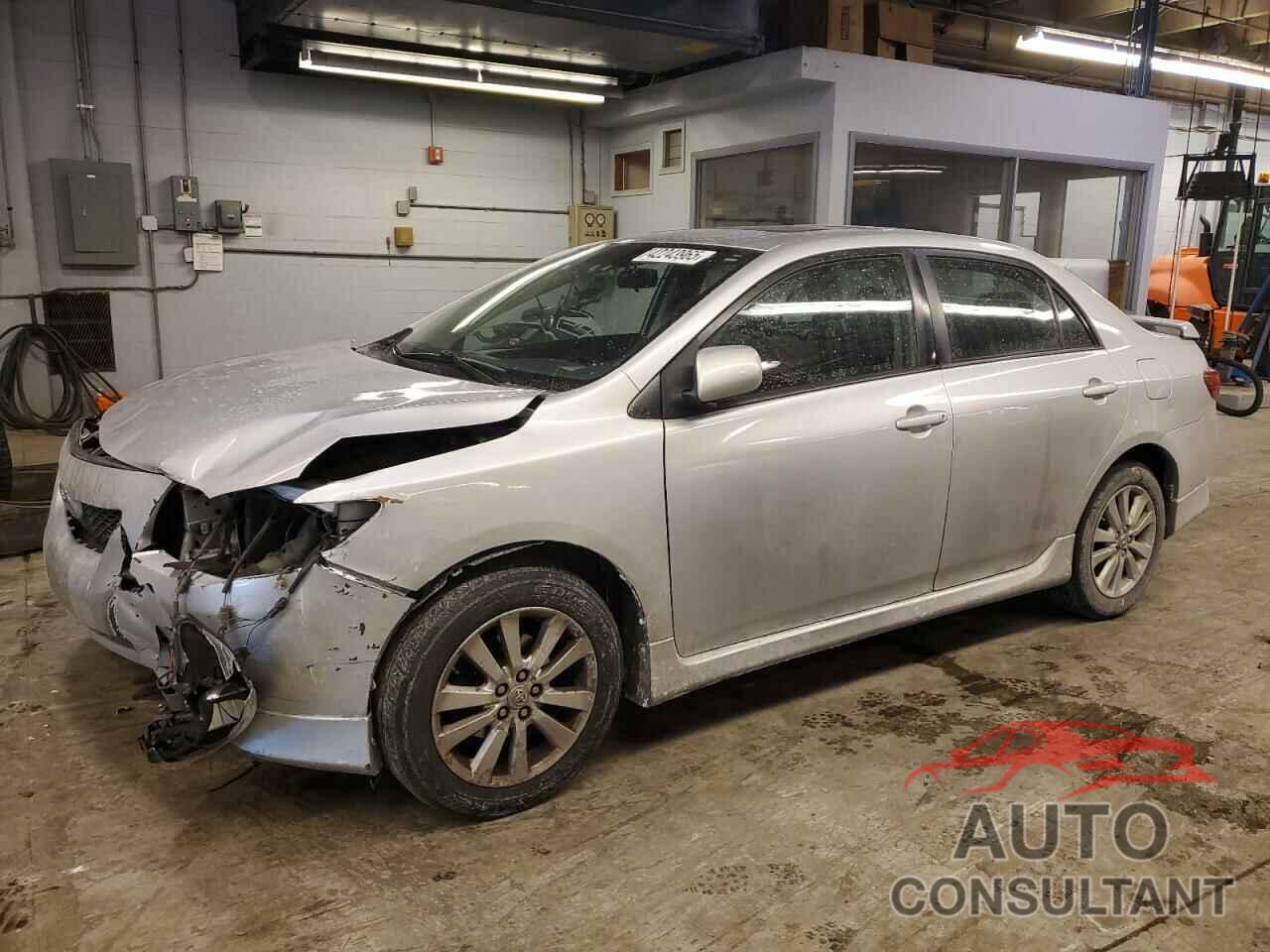 TOYOTA COROLLA 2009 - 1NXBU40E39Z111465