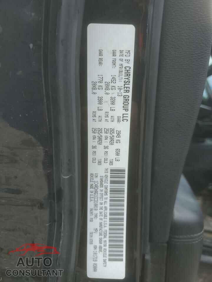 DODGE DURANGO 2014 - 1C4RDHAG1EC310010