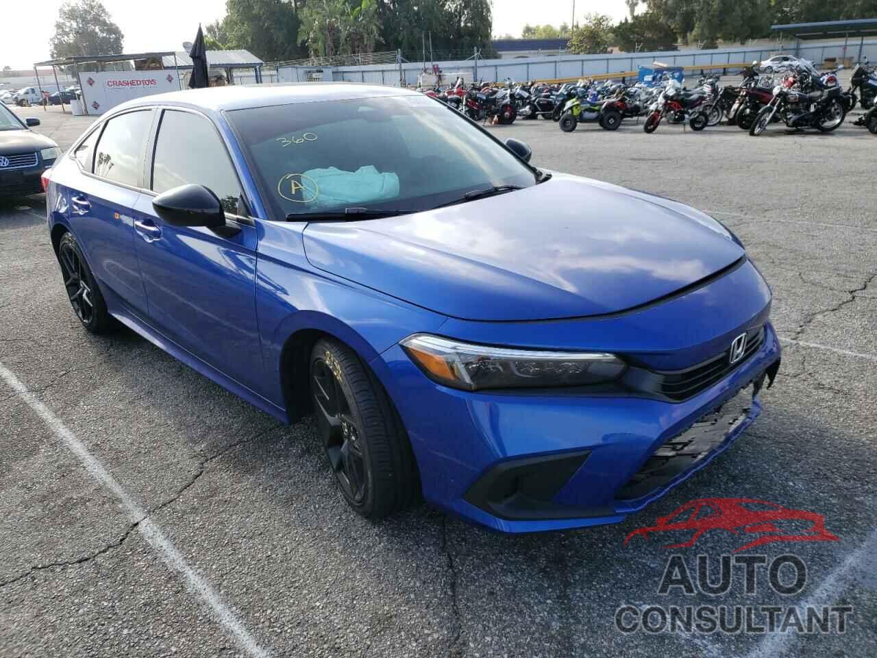 HONDA CIVIC 2022 - 2HGFE2F59NH528070