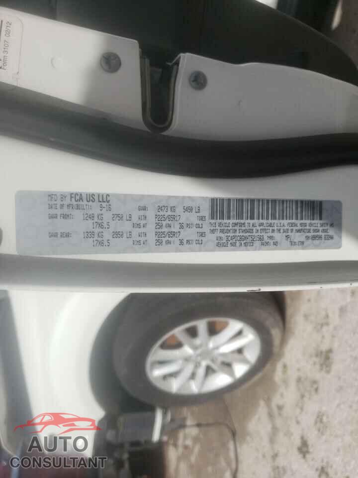 DODGE JOURNEY 2017 - 3C4PDCBGXHT521563