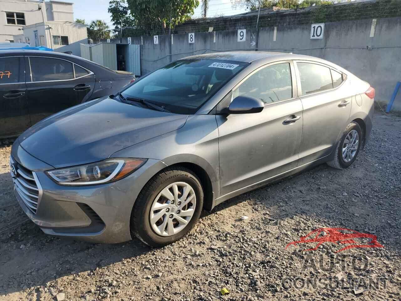 HYUNDAI ELANTRA 2017 - KMHD74LF8HU394920