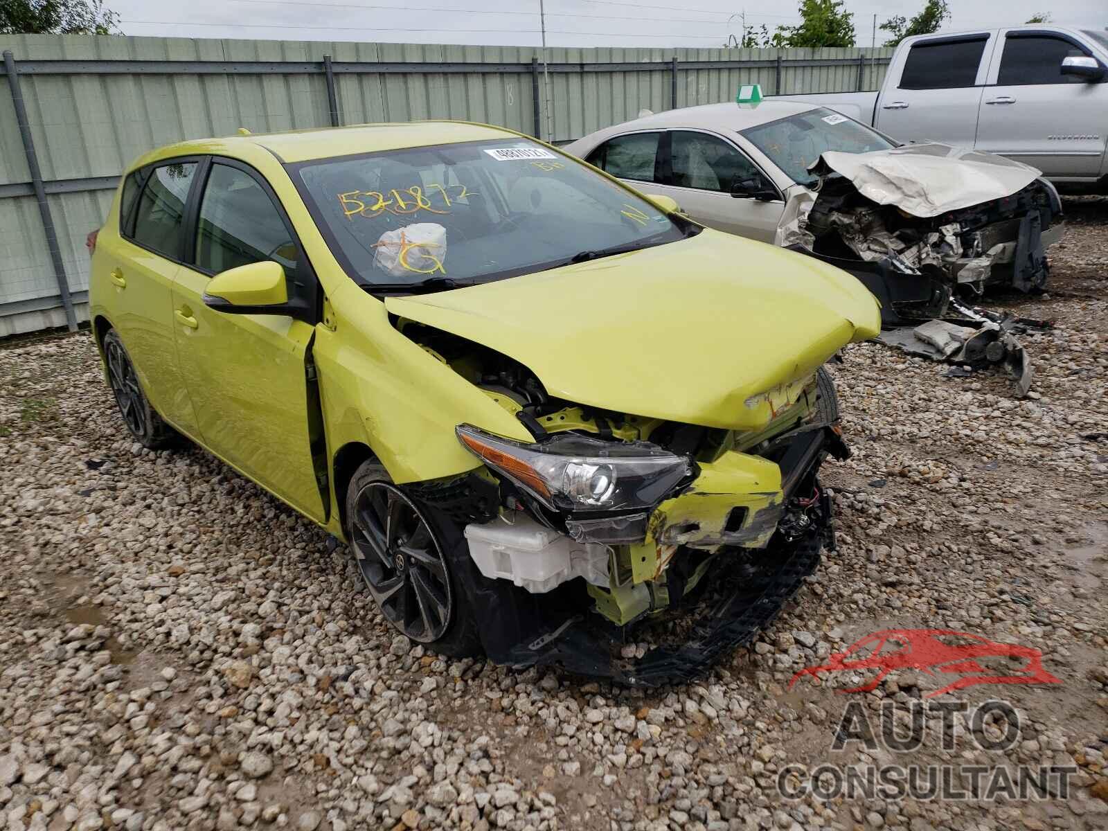 TOYOTA SCION 2016 - JTNKARJE2GJ521872