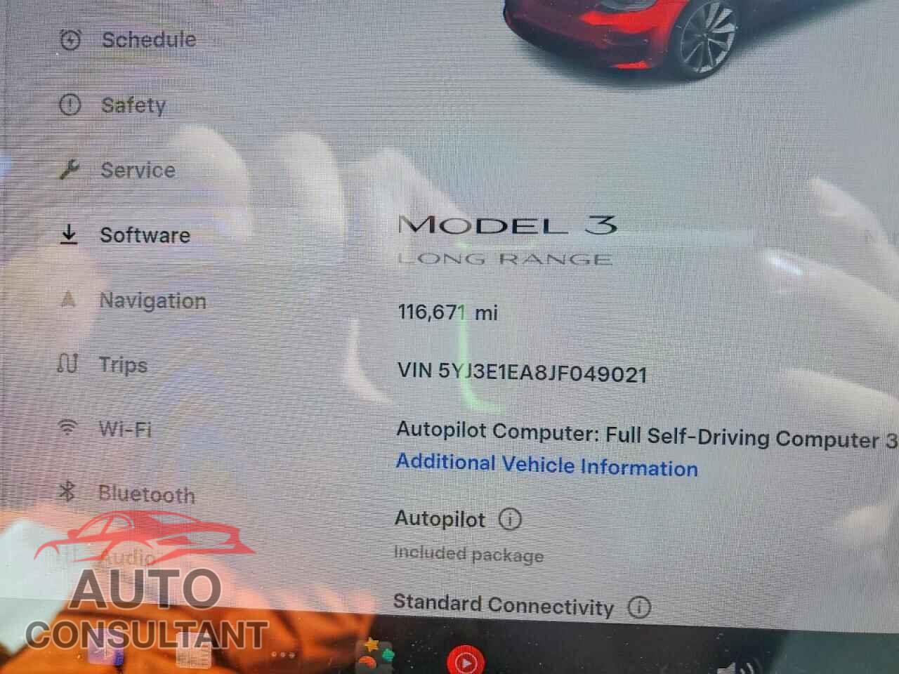 TESLA MODEL 3 2018 - 5YJ3E1EA8JF049021
