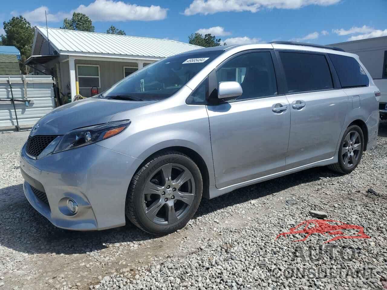 TOYOTA SIENNA 2017 - 5TDXZ3DC8HS837811