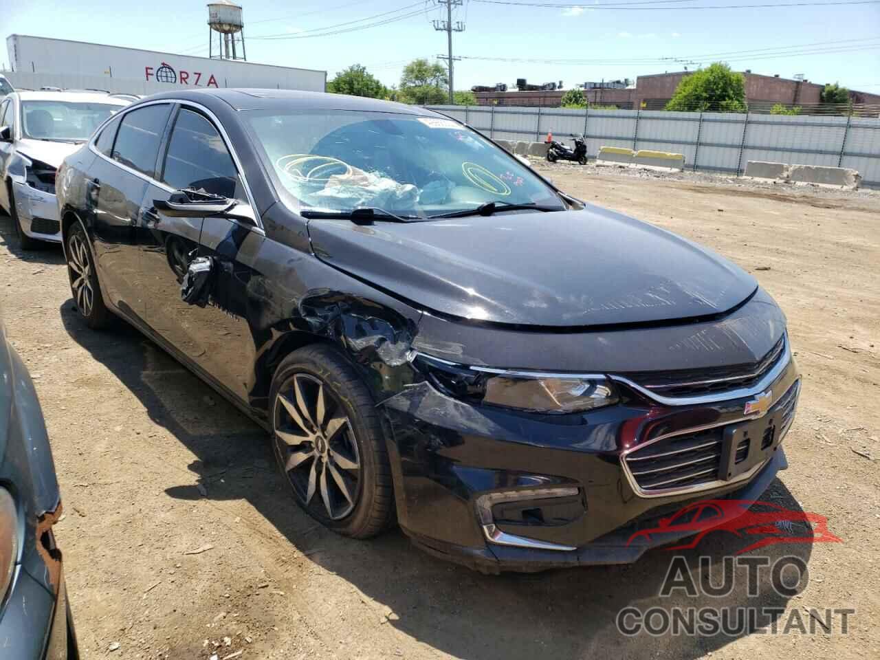 CHEVROLET MALIBU 2017 - 1G1ZE5ST4HF282304