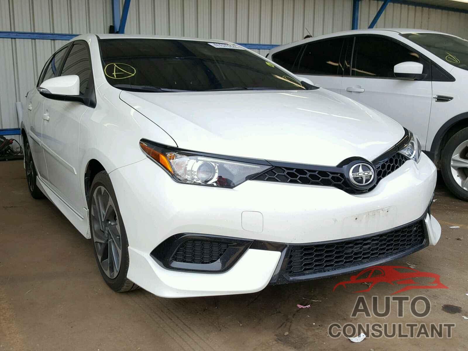 TOYOTA SCION 2016 - JTNKARJE4GJ514812