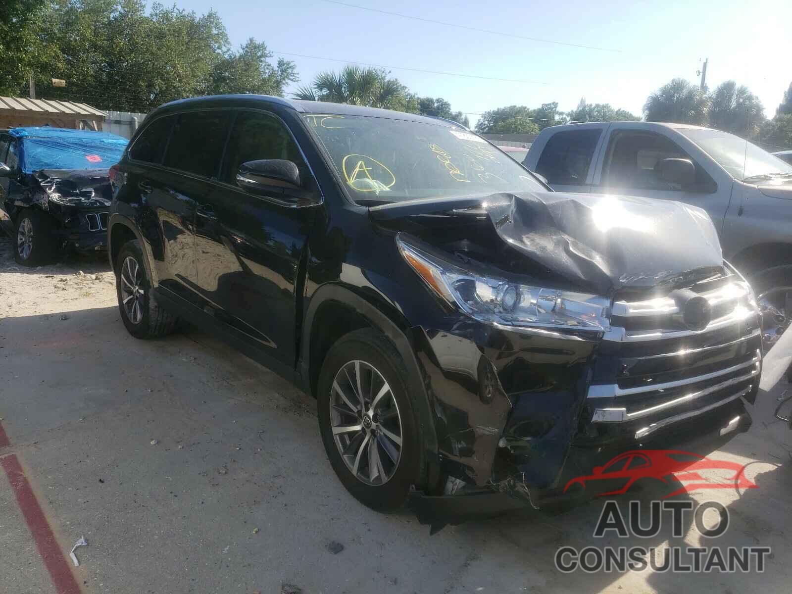 TOYOTA HIGHLANDER 2019 - 5TDKZRFH7KS563983