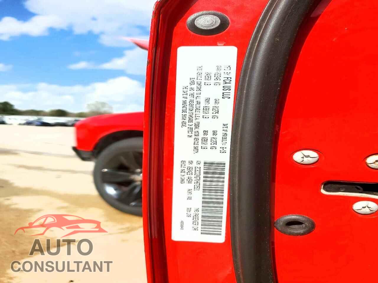 DODGE CHALLENGER 2019 - 2C3CDZAG7KH672531