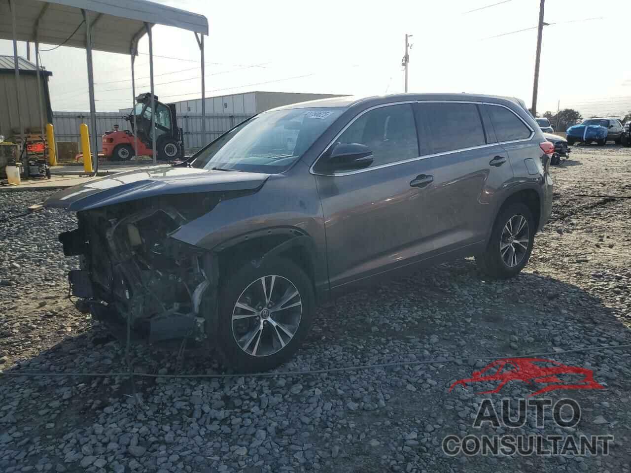 TOYOTA HIGHLANDER 2017 - 5TDZZRFH7HS221392