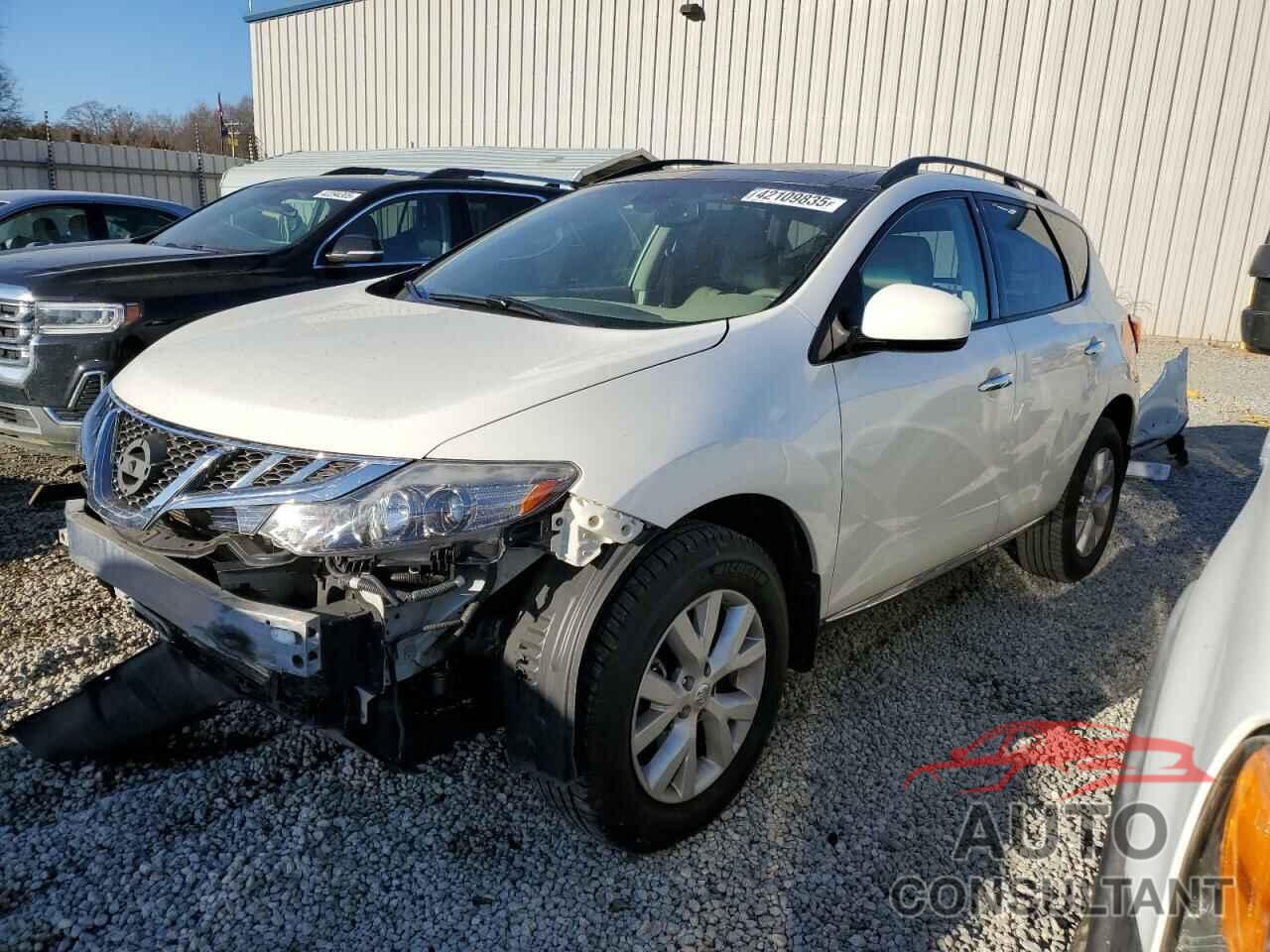 NISSAN MURANO 2012 - JN8AZ1MU0CW115362