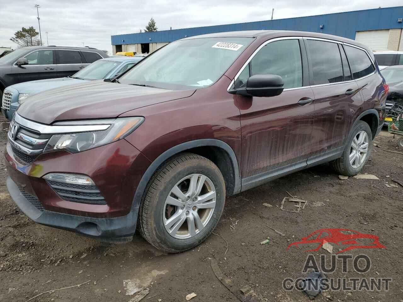 HONDA PILOT 2016 - 5FNYF6H1XGB052815