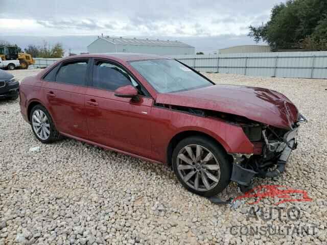AUDI A4 2018 - WAUKMAF4XJA122239