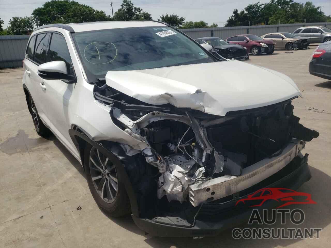TOYOTA HIGHLANDER 2017 - 5TDKZRFH8HS526384
