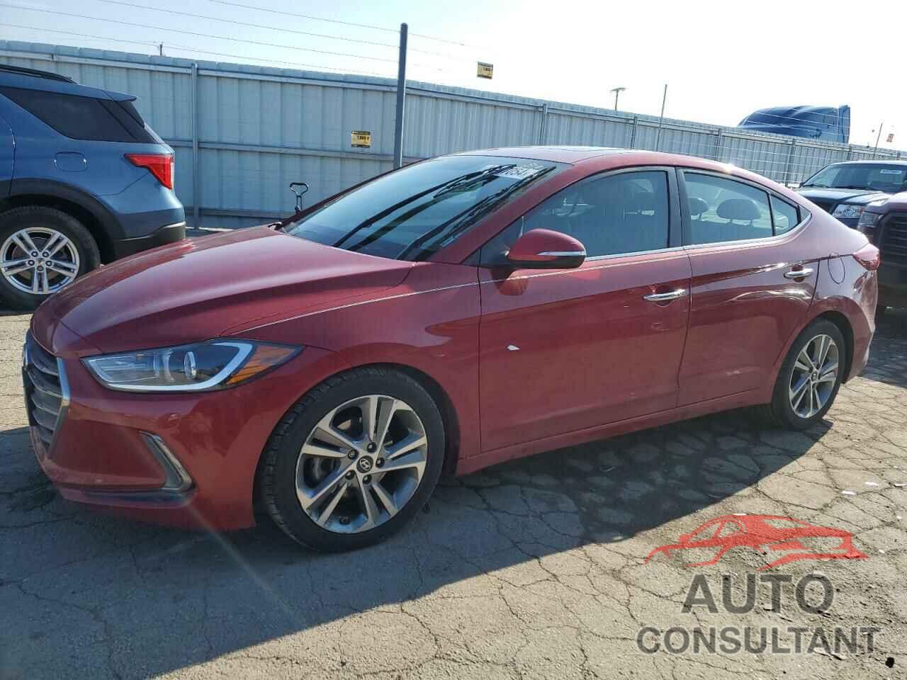 HYUNDAI ELANTRA 2017 - KMHD84LF9HU135172