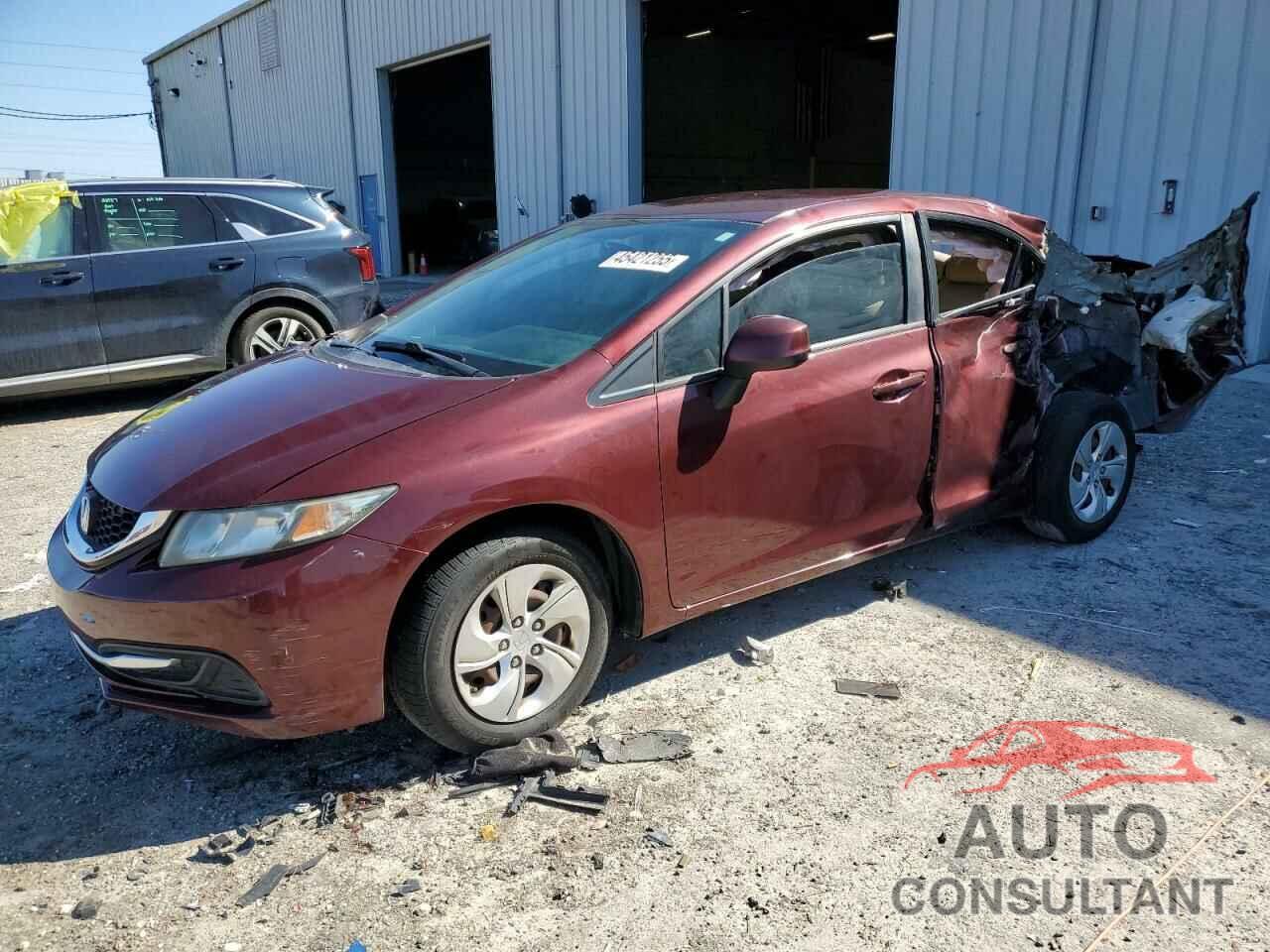 HONDA CIVIC 2013 - 19XFB2F50DE043544