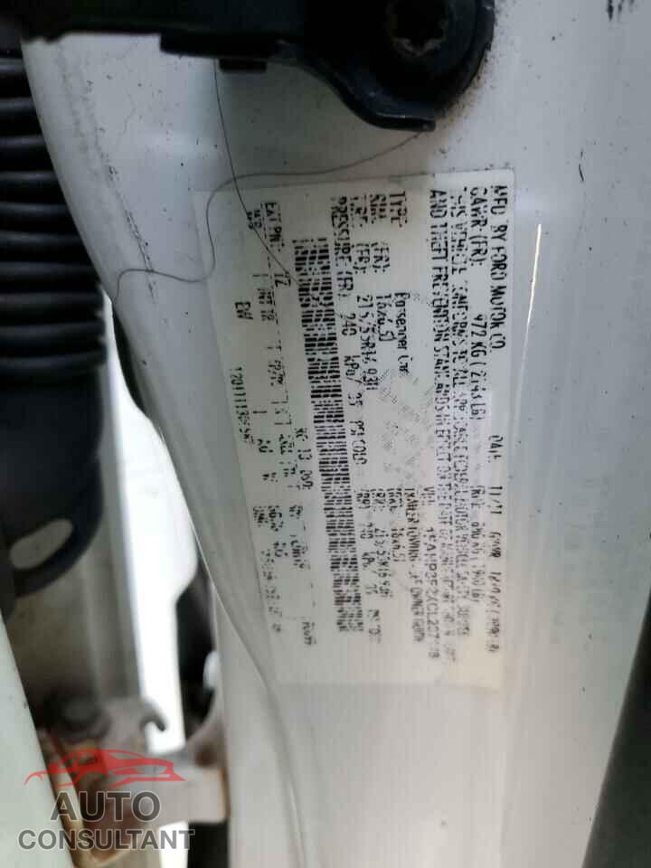 FORD FOCUS 2012 - 1FAHP3F2XCL297148