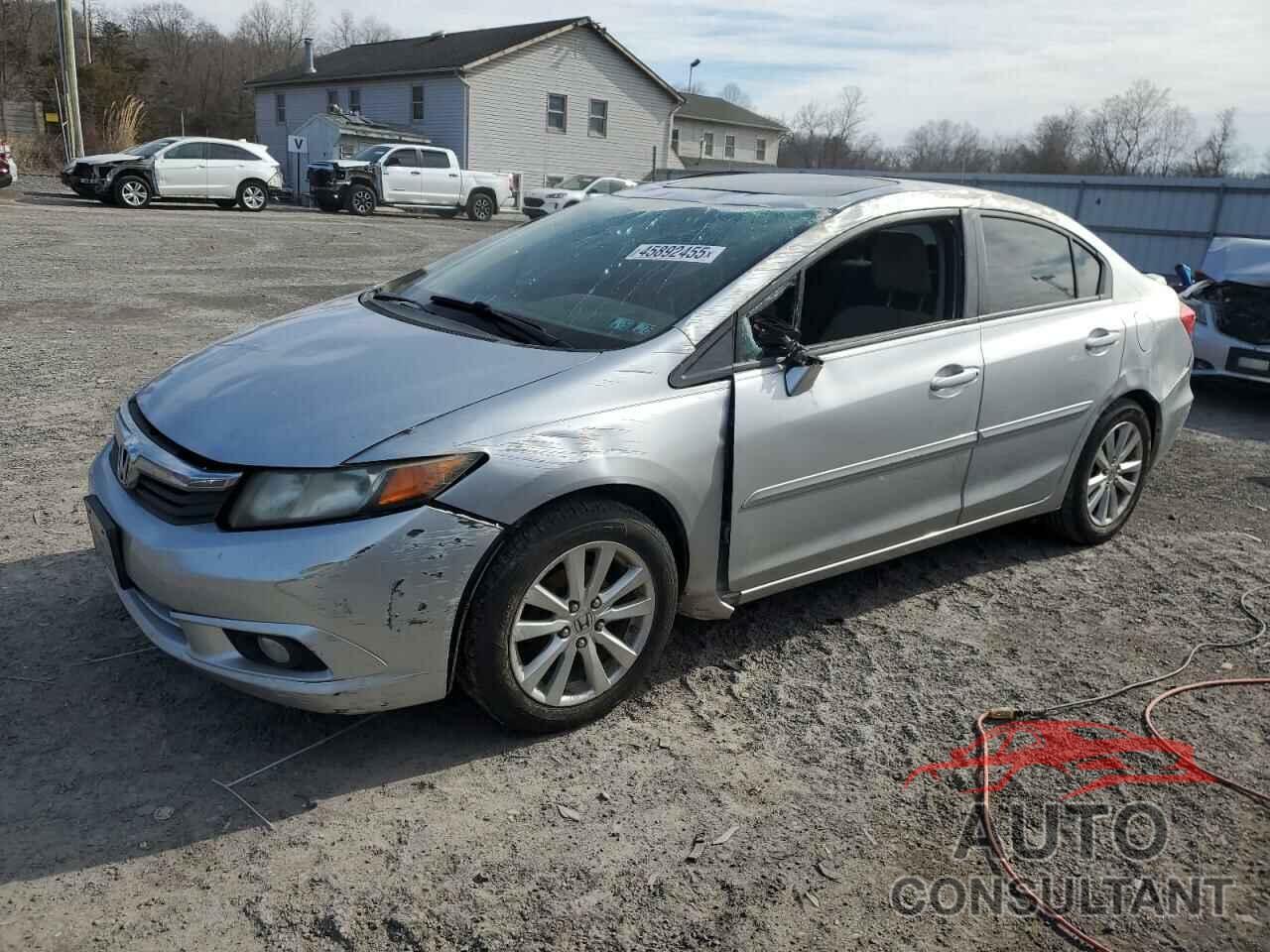 HONDA CIVIC 2012 - 19XFB2F84CE302495