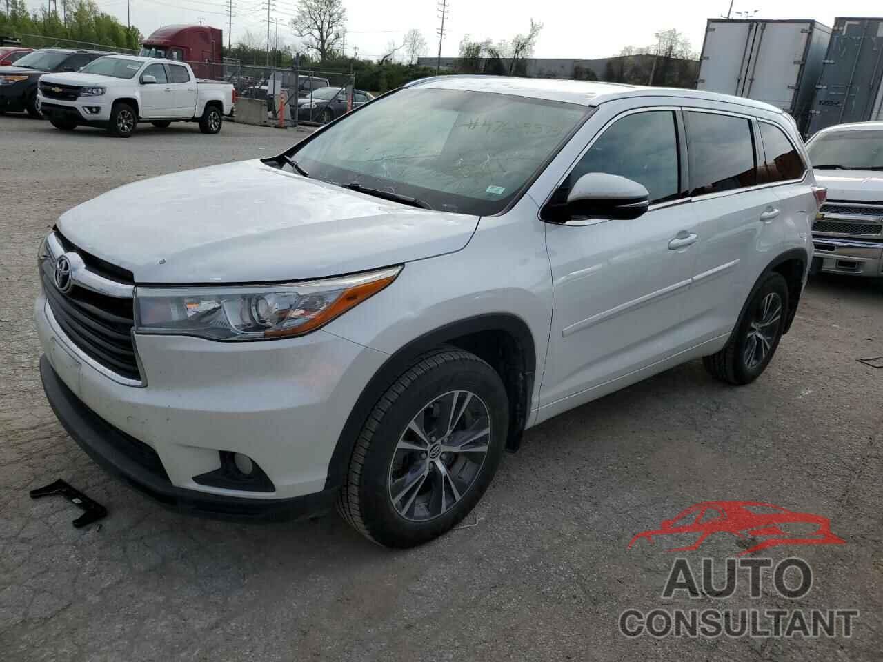 TOYOTA HIGHLANDER 2016 - 5TDJKRFHXGS301642