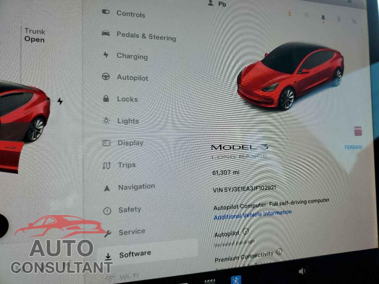 TESLA MODEL 3 2018 - 5YJ3E1EA3JF102921