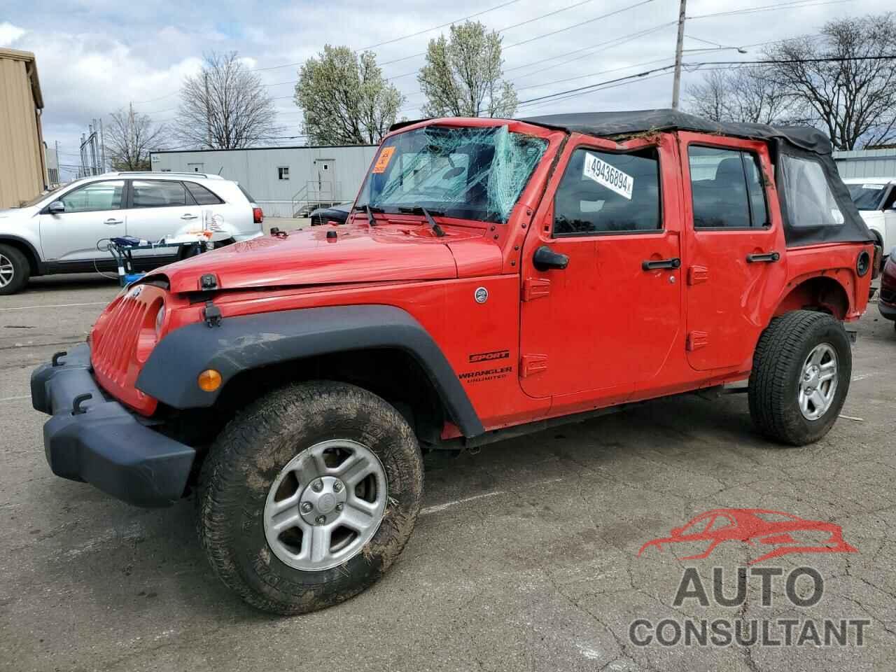 JEEP WRANGLER 2017 - 1C4BJWDG7HL555375