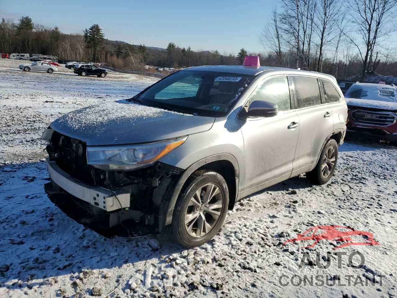 TOYOTA HIGHLANDER 2016 - 5TDBKRFH4GS295275