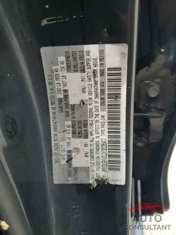 TOYOTA YARIS 2018 - 3MYDLBYV0JY303647