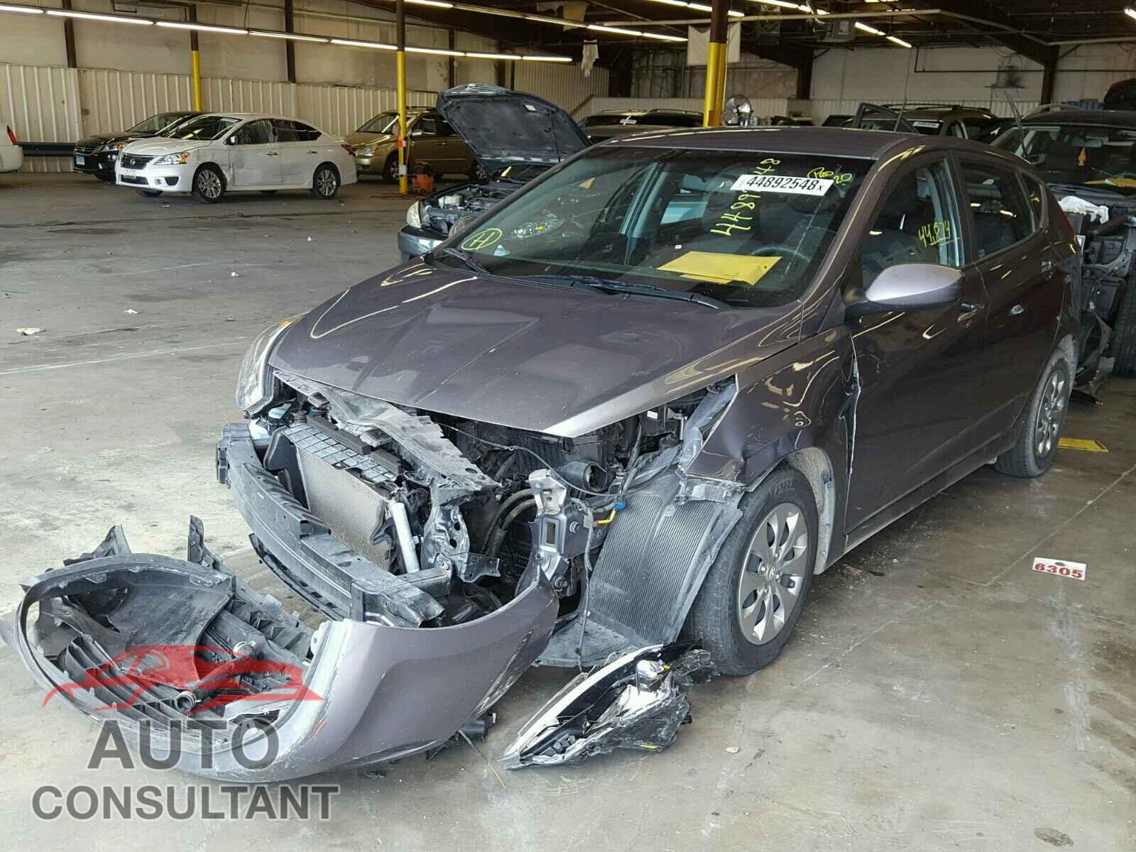 HYUNDAI ACCENT 2016 - KMHCT5AE7GU289906