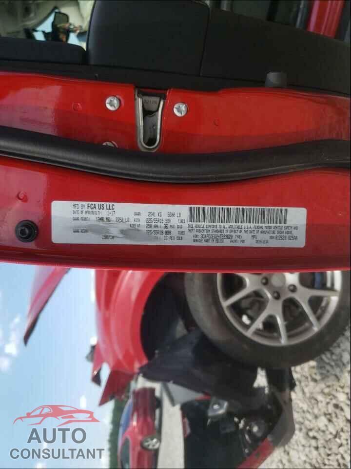 DODGE JOURNEY 2017 - 3C4PDDEG2HT593620