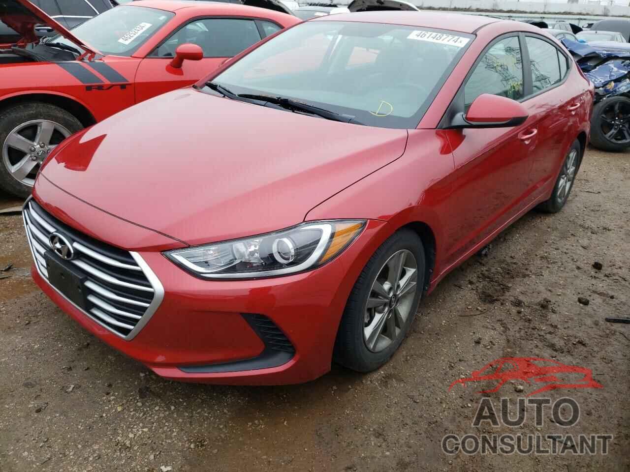 HYUNDAI ELANTRA 2018 - 5NPD84LFXJH389963