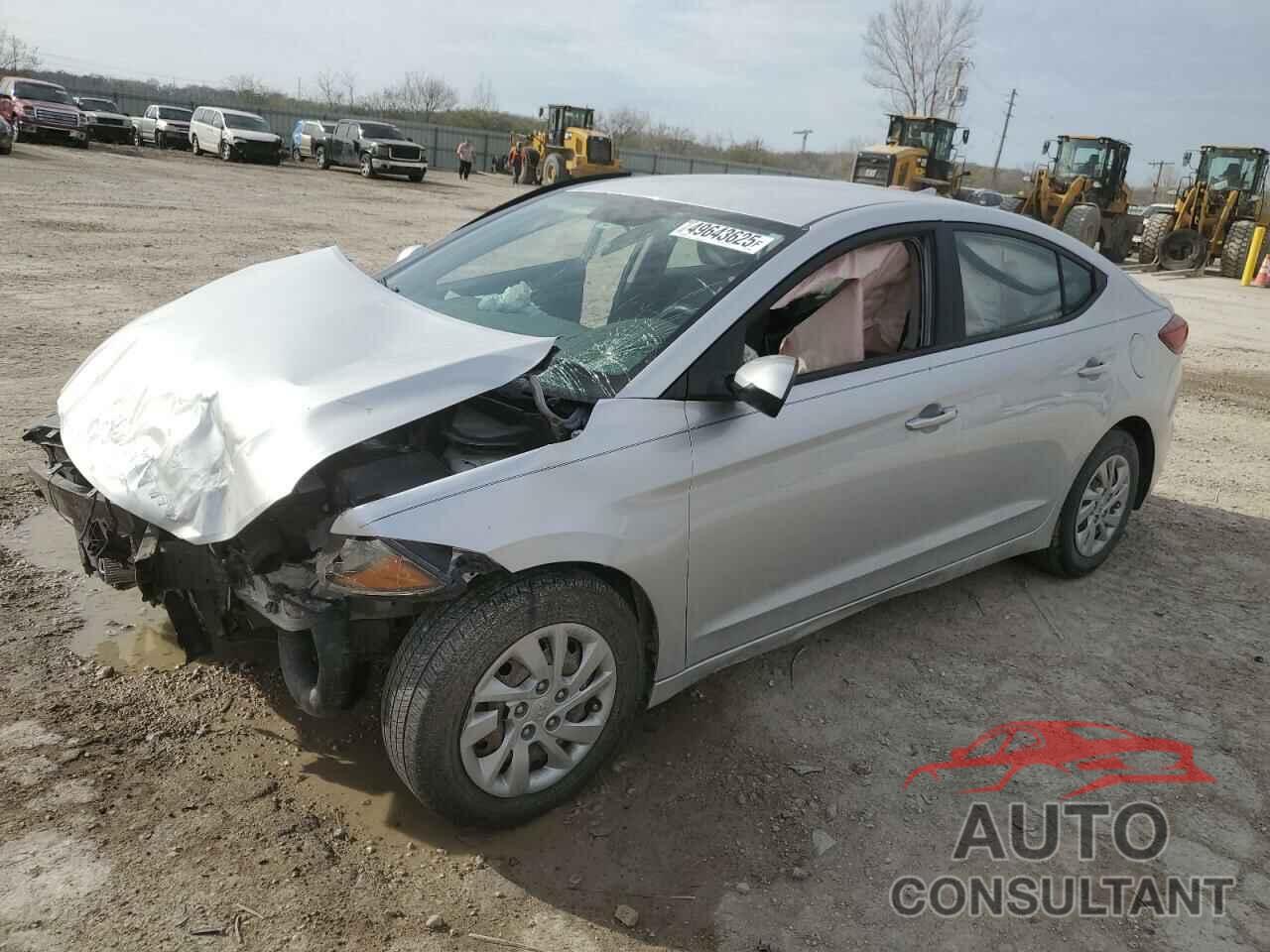 HYUNDAI ELANTRA 2017 - KMHD74LF3HU041940