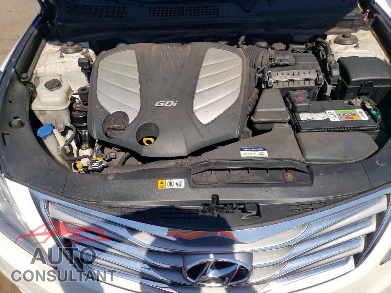 HYUNDAI AZERA 2012 - KMHFH4JG1CA168567
