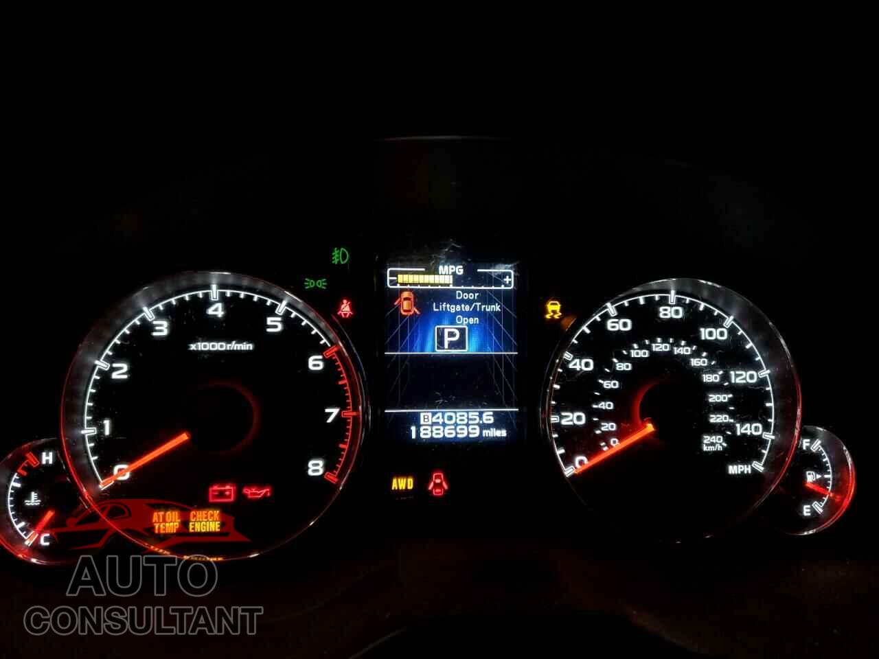 SUBARU OUTBACK 2014 - 4S4BRBLC5E3323719