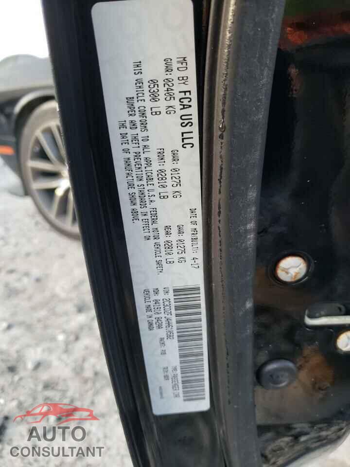 DODGE CHALLENGER 2017 - 2C3CDZFJ4HH610582